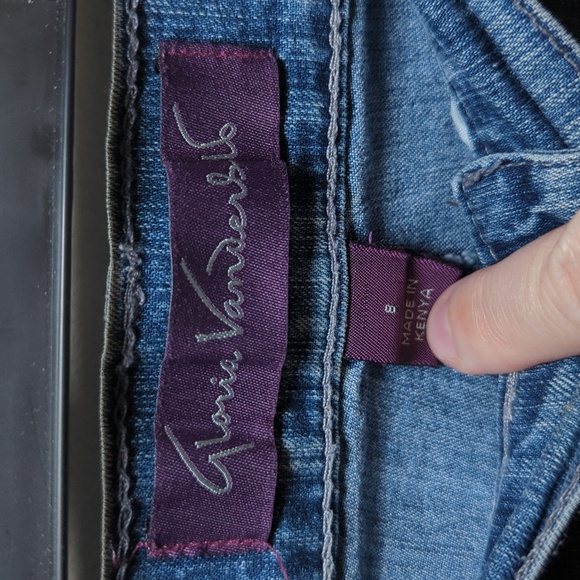 Gloria Vanderbilt Amanda Radiance Capri Denim with Stretch Women's Size 8 - Picture 2 of 4
